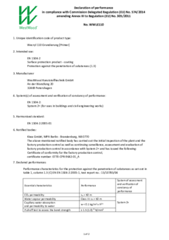 Wecryl 110 - DOP
